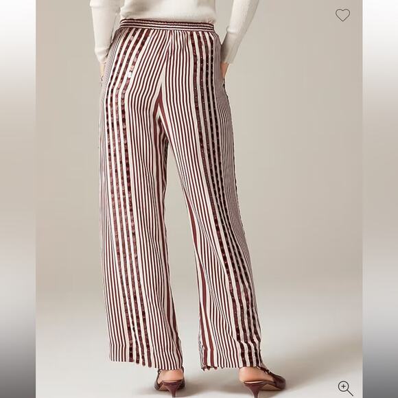 J.Crew Collection cropped Stratus pant with sequins - Picture 3 of 9
